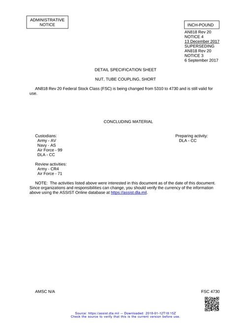 AN AN818-20 Notice 4 - Administrative 2