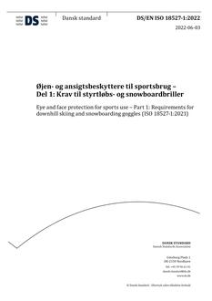 DANSK DS/EN ISO 18527-1