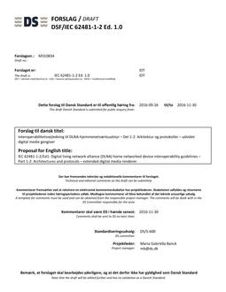 DANSK DSF/IEC 62481-1-2 ED. 1.0