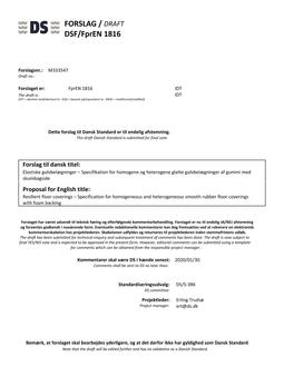 DANSK DSF/FPREN 1816