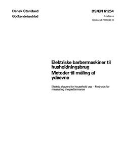 DANSK DS/EN 61254