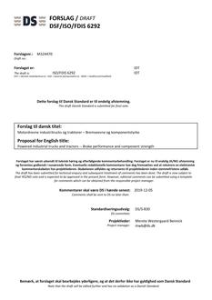 DANSK DSF/ISO/FDIS 6292