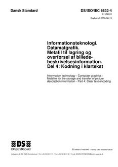 DANSK DS/ISO/IEC 8632-4