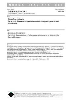 CEI EN 60079-29-1