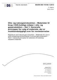 DANSK DS/EN ISO 15156-1