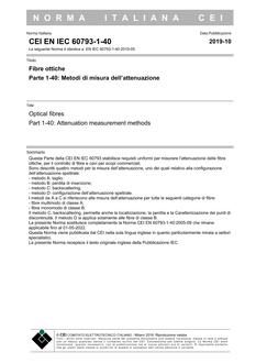 CEI EN IEC 60793-1-40
