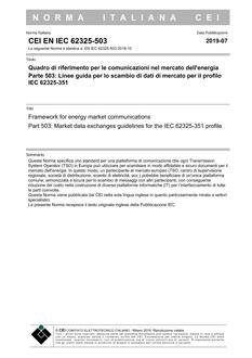 CEI EN IEC 62325-503