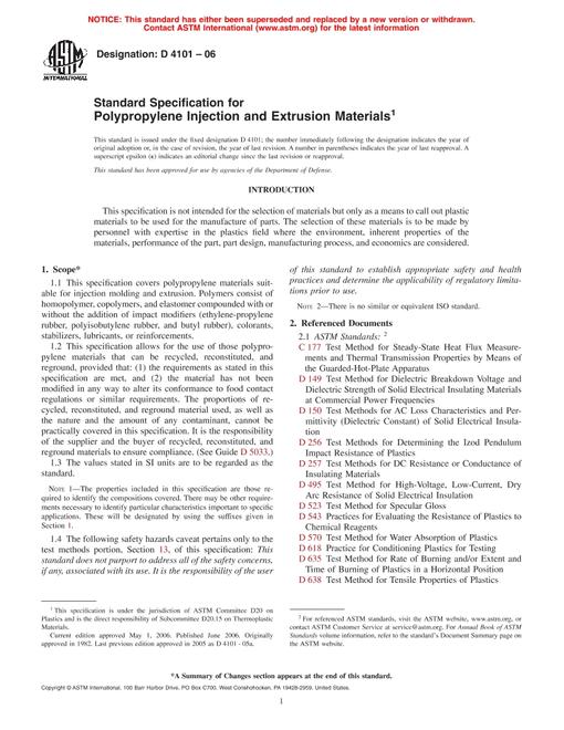ASTM D4101-06