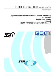 ETSI TS 143 033