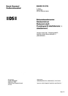 DANSK DS/ISO 4015