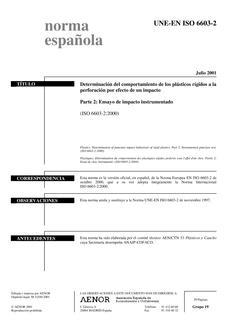 AENOR UNE-EN ISO 6603-2