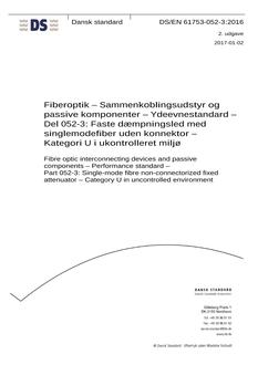 DANSK DS/EN 61753-052-3