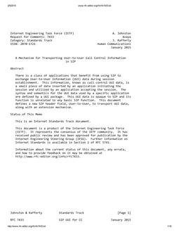 IETF RFC 7433