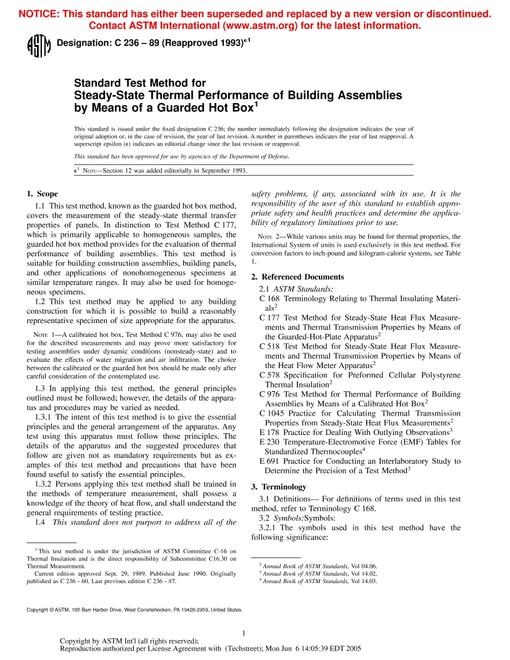 ASTM C236-89(1993)e1
