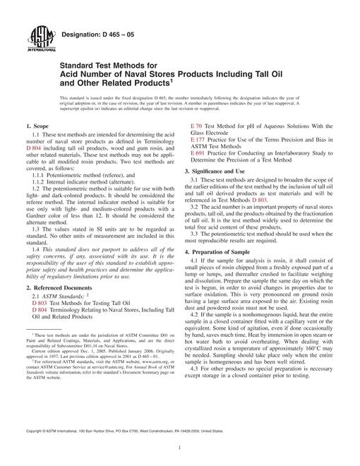 ASTM D465-05