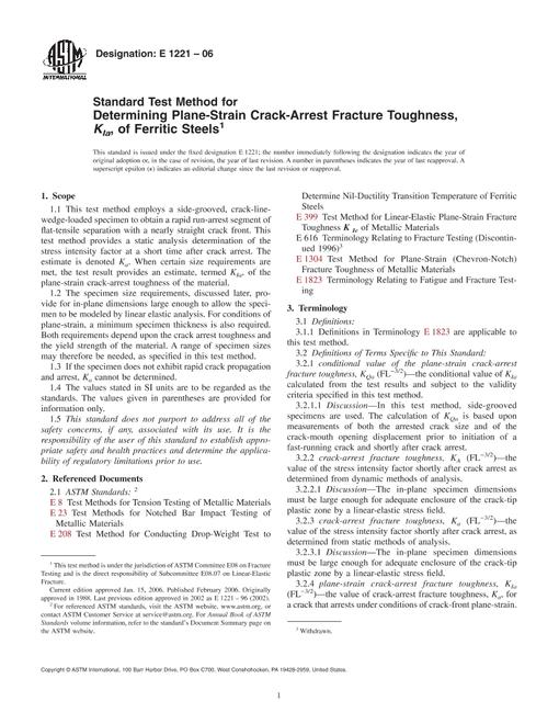 ASTM E1221-06