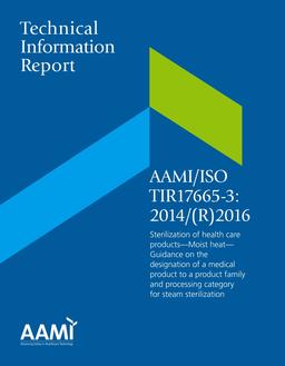 AAMI/ISO TIR17665-3:2014/(R)2016
