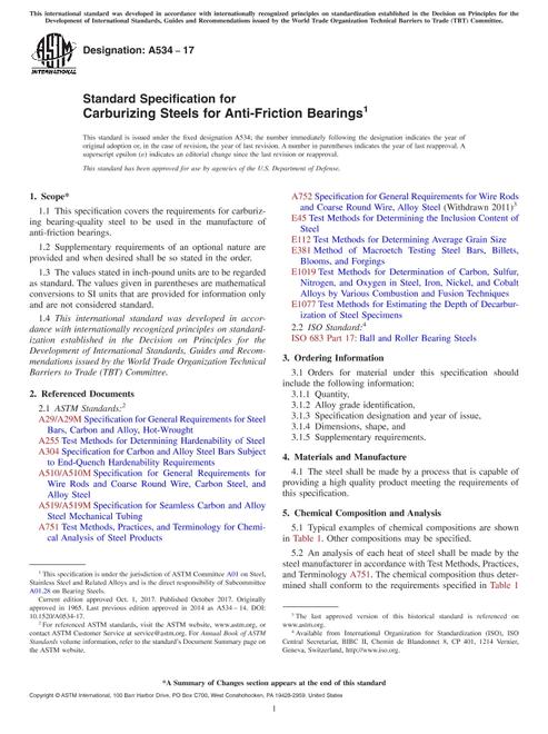 ASTM A534-17