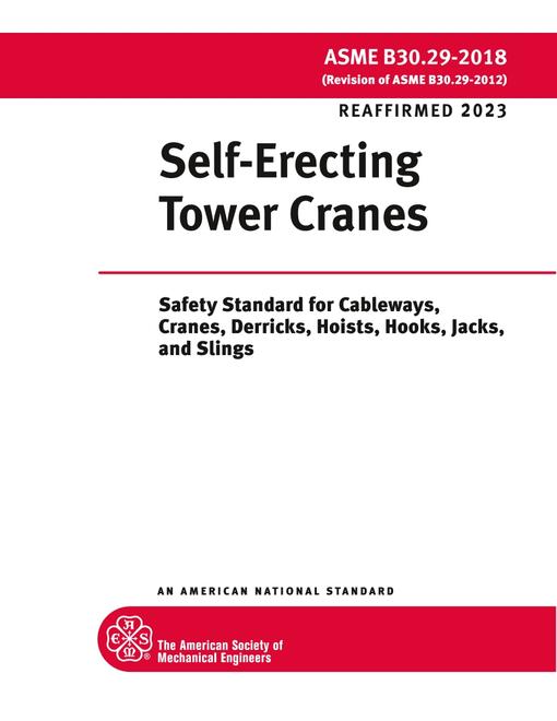 ASME B30.29-2018 (R2023)