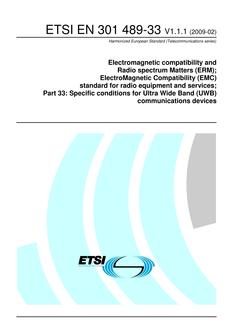 ETSI EN 301 489-33