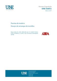 AENOR UNE 56851