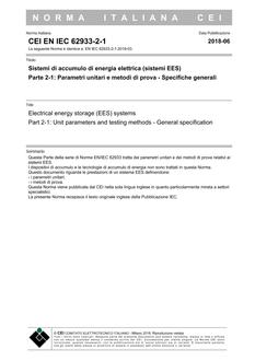 CEI EN IEC 62933-2-1