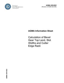 AGMA 929-B22