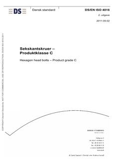 DANSK DS/EN ISO 4016