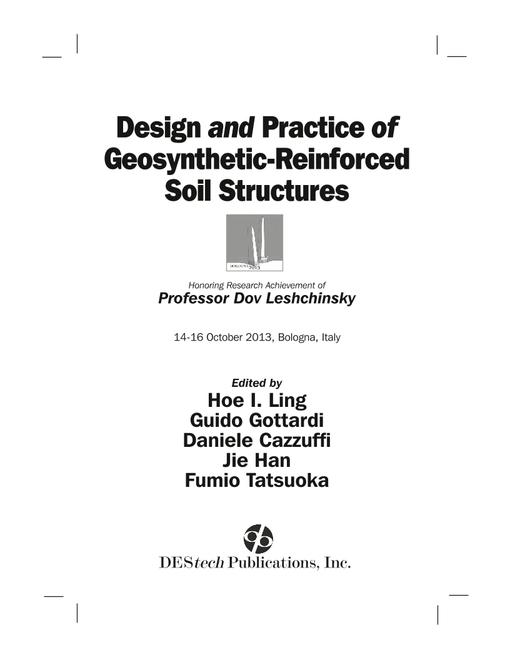 Design and Practice of Geosynthetic-Reinforced Soil Structures