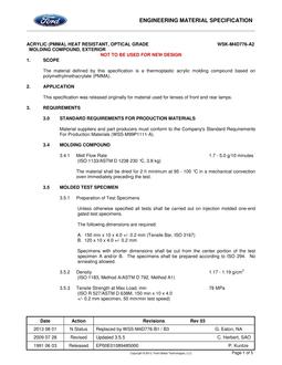 FORD WSK-M4D776-A2