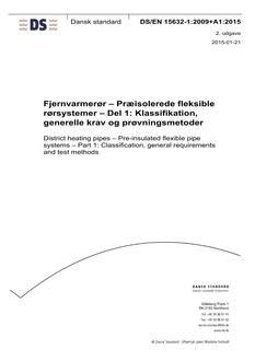 DANSK DS/EN 15632-1+A1