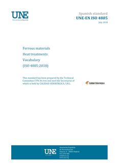 AENOR UNE-EN ISO 4885
