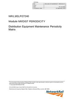 NR NR/L3/ELP/27240/NR/DIST PERIODICITY ISSUE 7