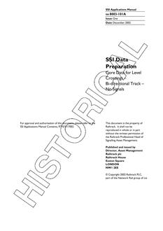 NR SSI8003-101A ISSUE 1