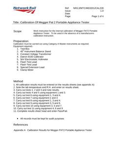 NR NR/L3/MTC/ME0201/CAL228 ISSUE 1