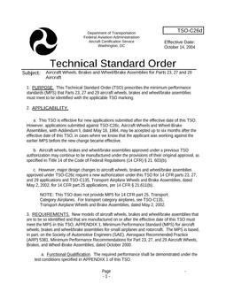FAA TSO C26D