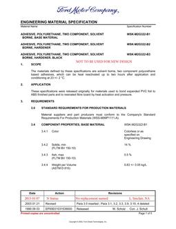 FORD WSK-M2G322-B1