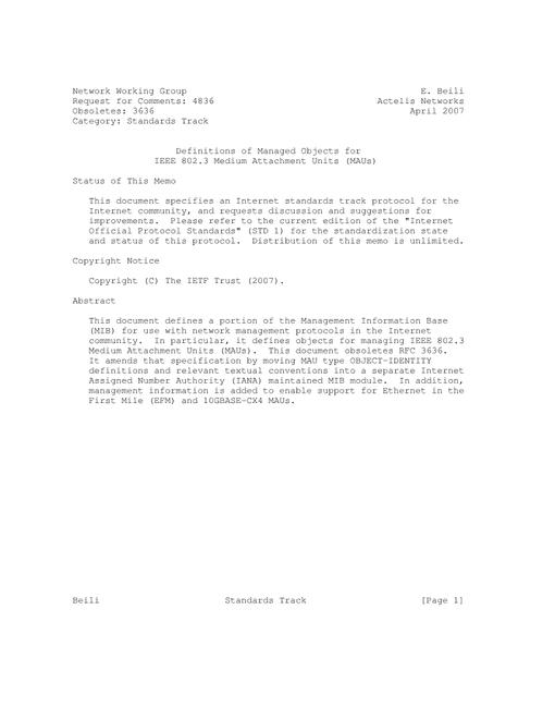 IETF RFC 4836