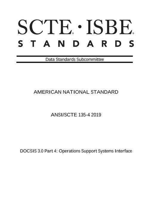 SCTE 135-4 2019 (R2024)