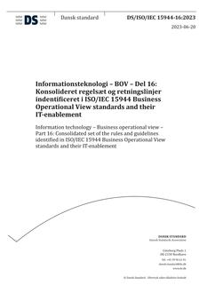 DANSK DS/ISO/IEC 15944-16