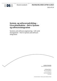 DANSK DS/ISO/IEC/IEEE 24748-6