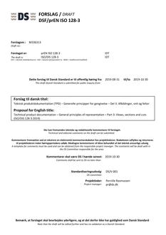 DANSK DSF/PREN ISO 128-3