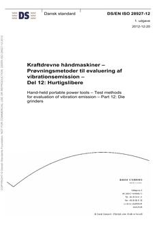 DANSK DS/EN ISO 28927-12