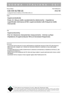 CEI EN 61788-15