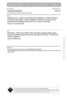 CEI EN 61834-9