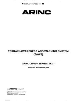 ARINC 762-1