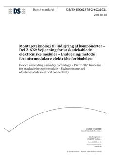 DANSK DS/EN IEC 62878-2-602
