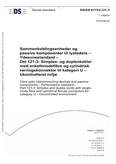 DANSK DS/EN 61753-121-3