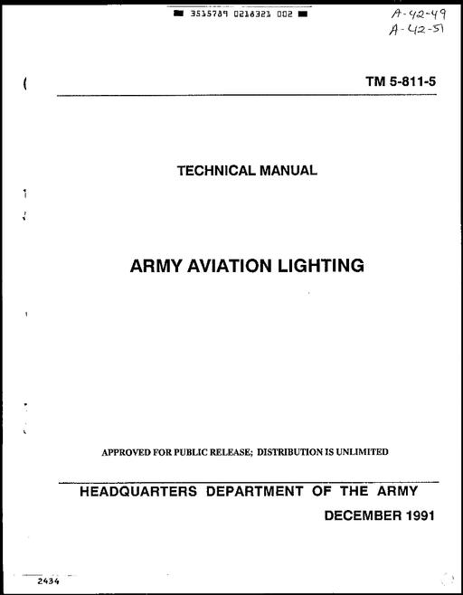 ARMY ARMY TM 5-811-5