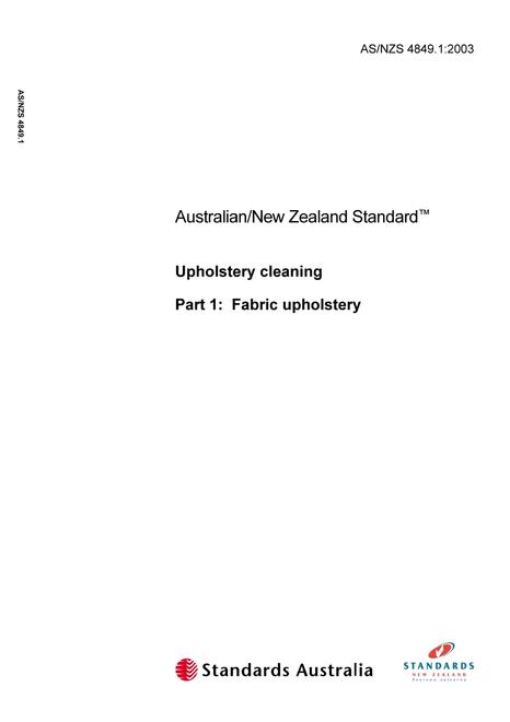 AS/NZS 4849.1:2003